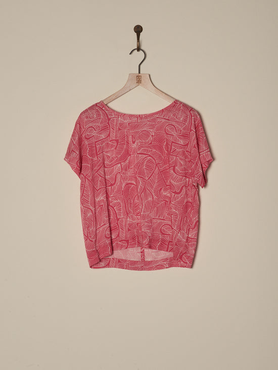 Bluse mit Rundhals