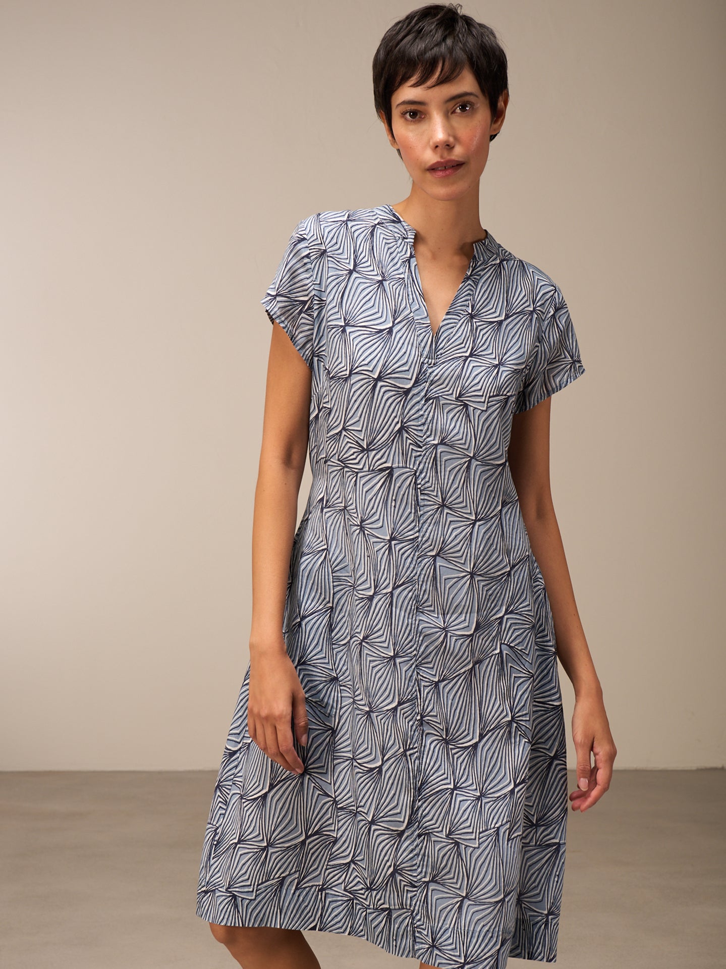V-neck dress