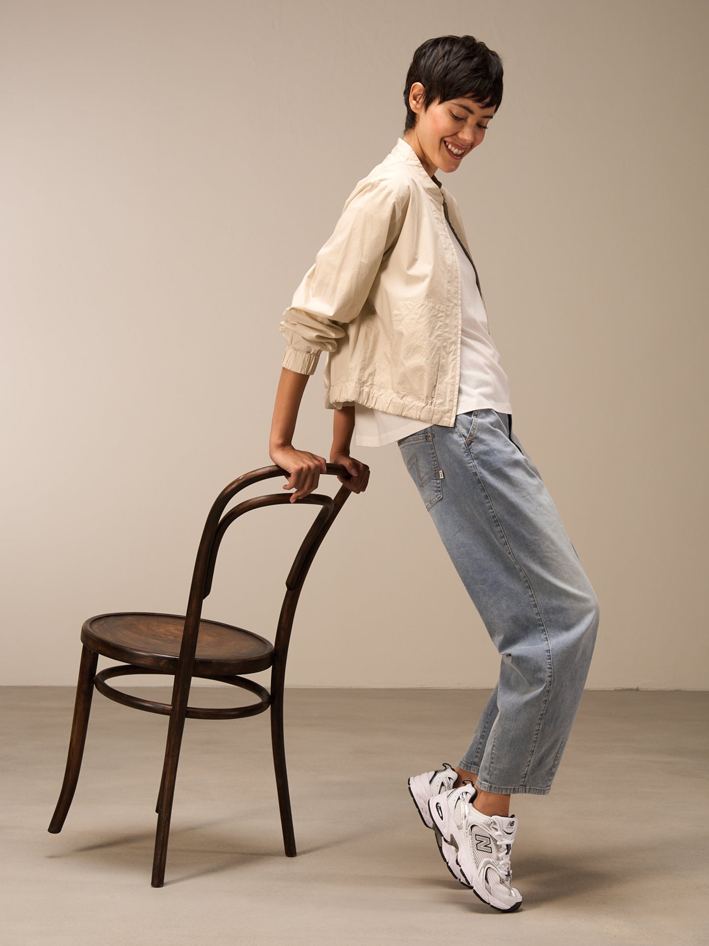 veste avec col montant