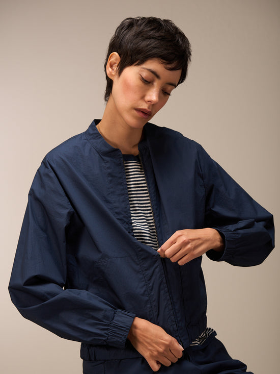 Jacke mit Stehkragen