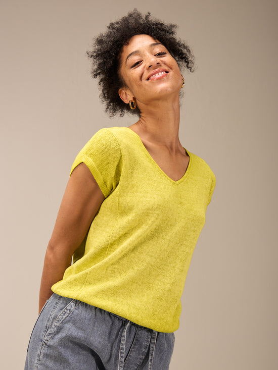 V-neck sweater vest