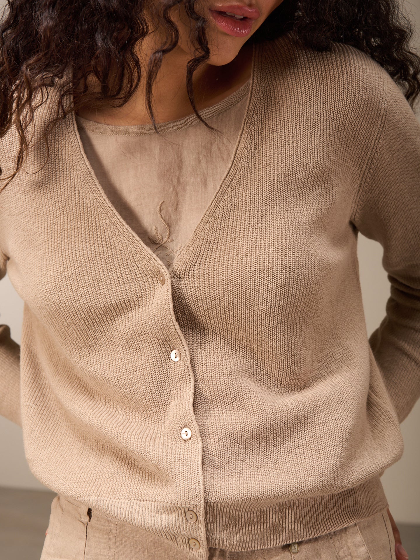Button-up cardigan