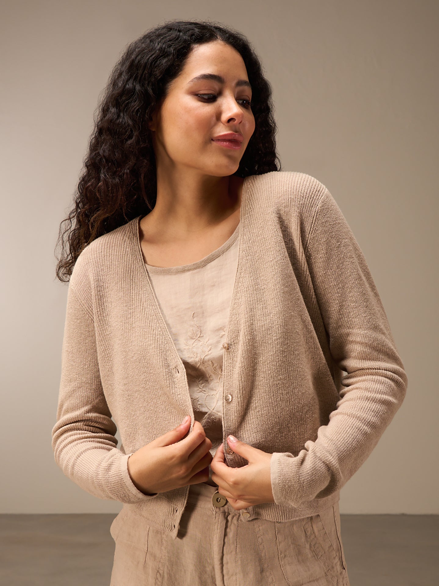 Button-up cardigan
