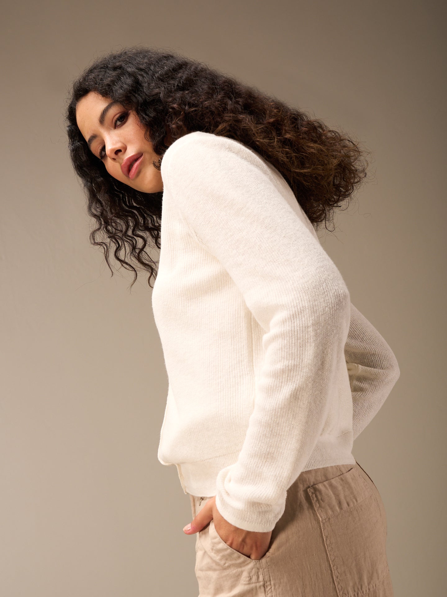Button-up cardigan