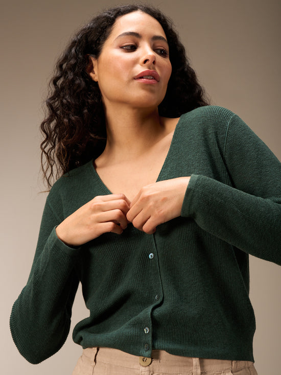 Button-up cardigan