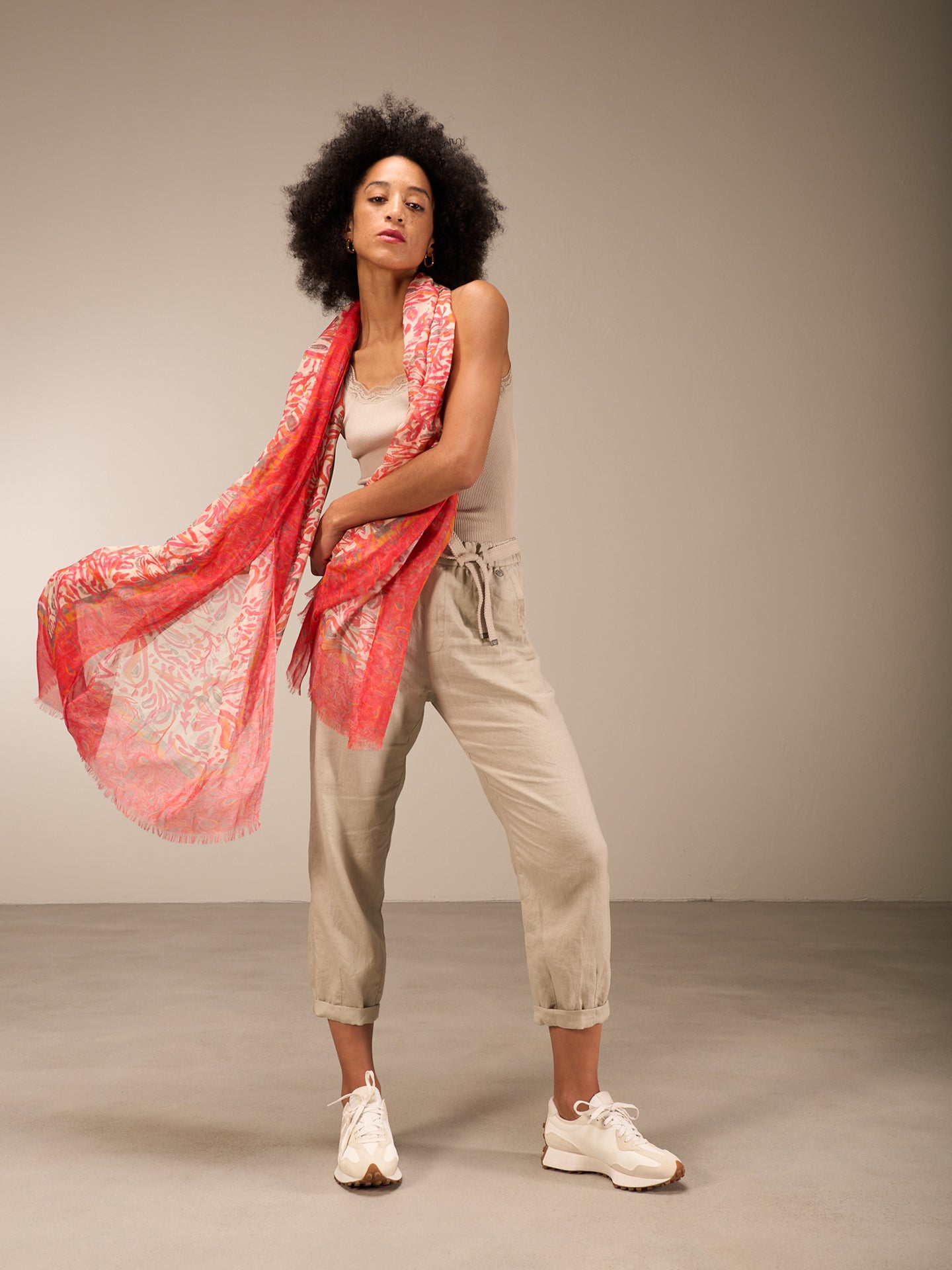 foulard imprimé