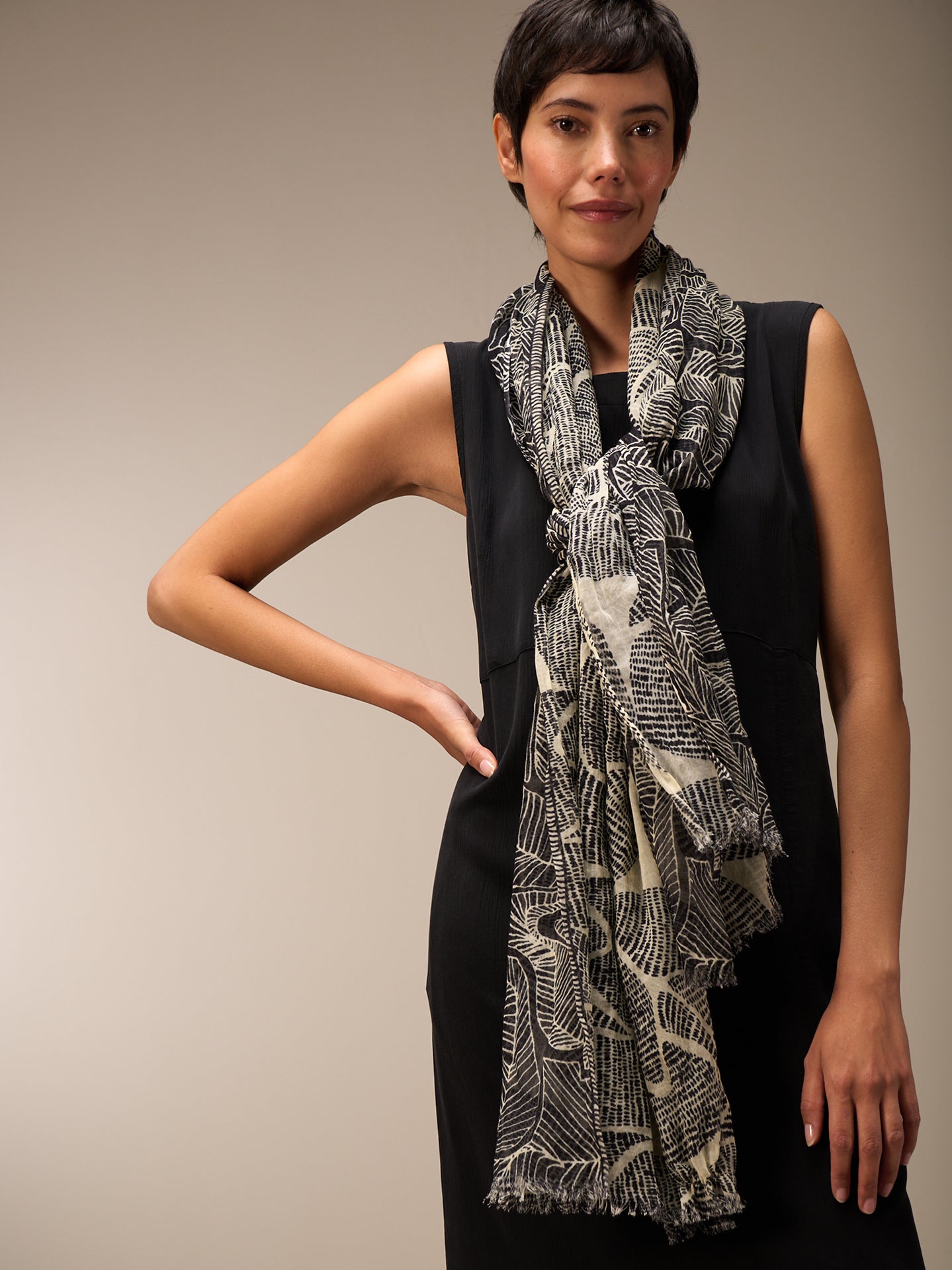 foulard imprimé