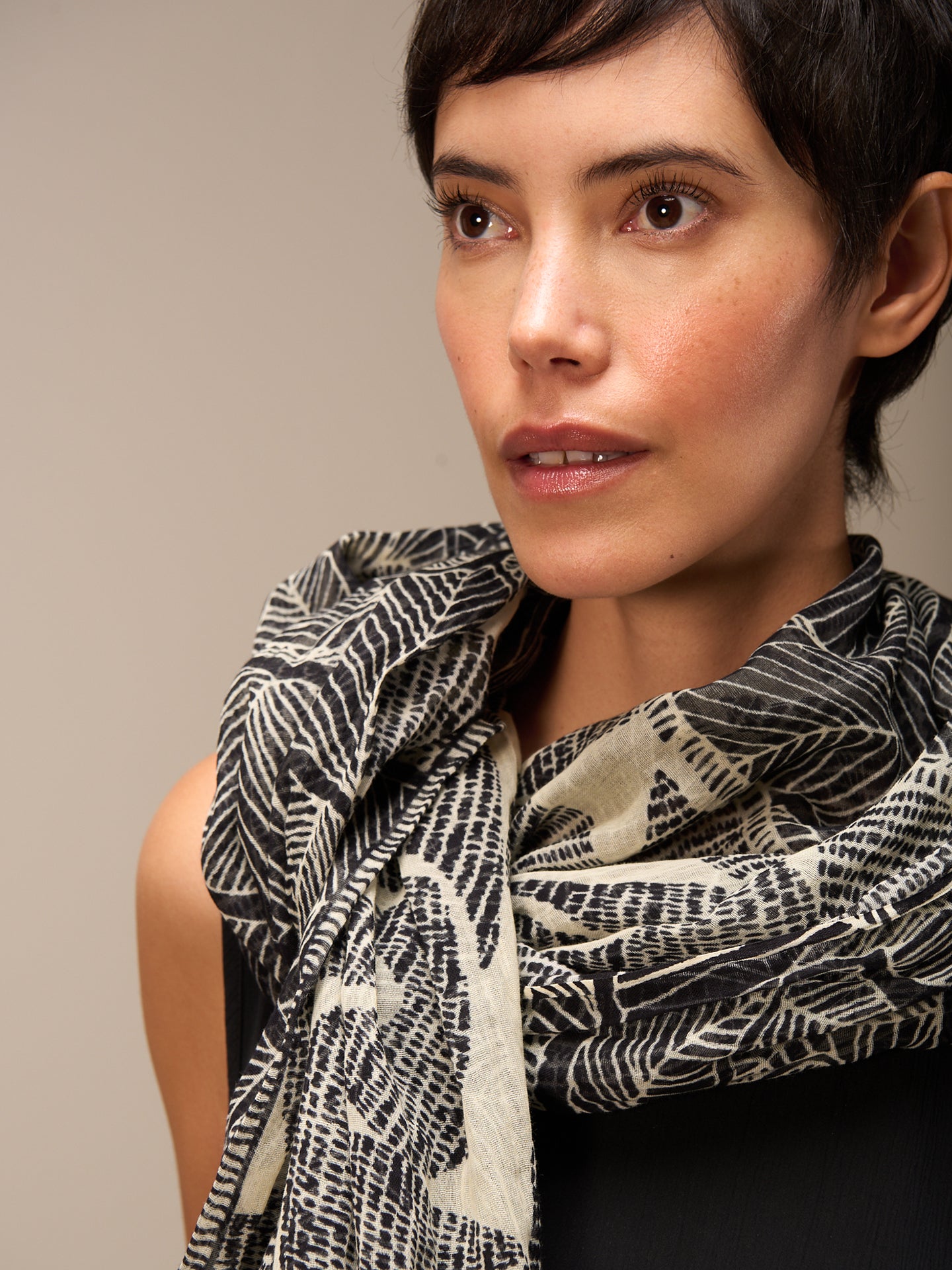 foulard imprimé