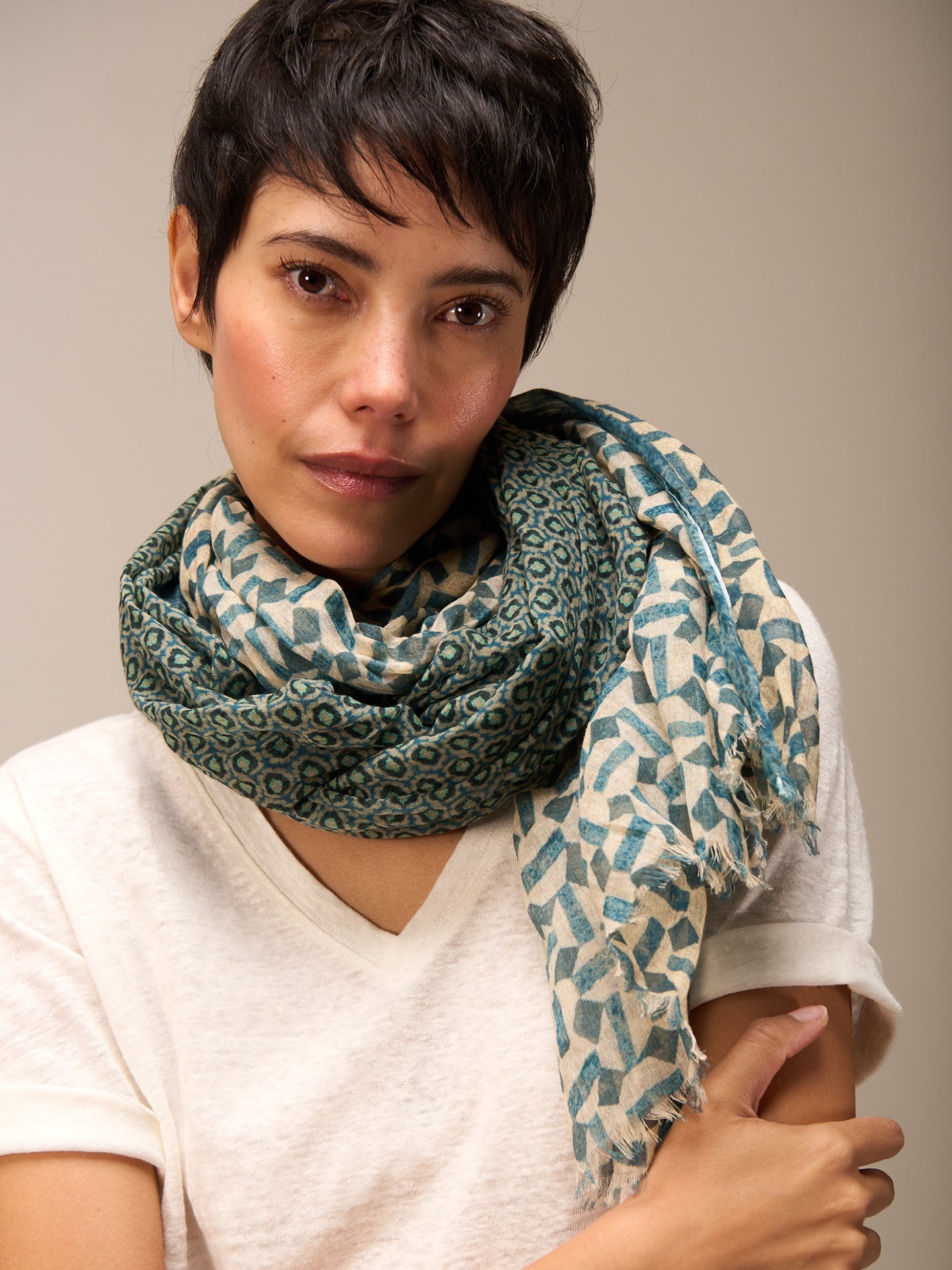 foulard imprimé