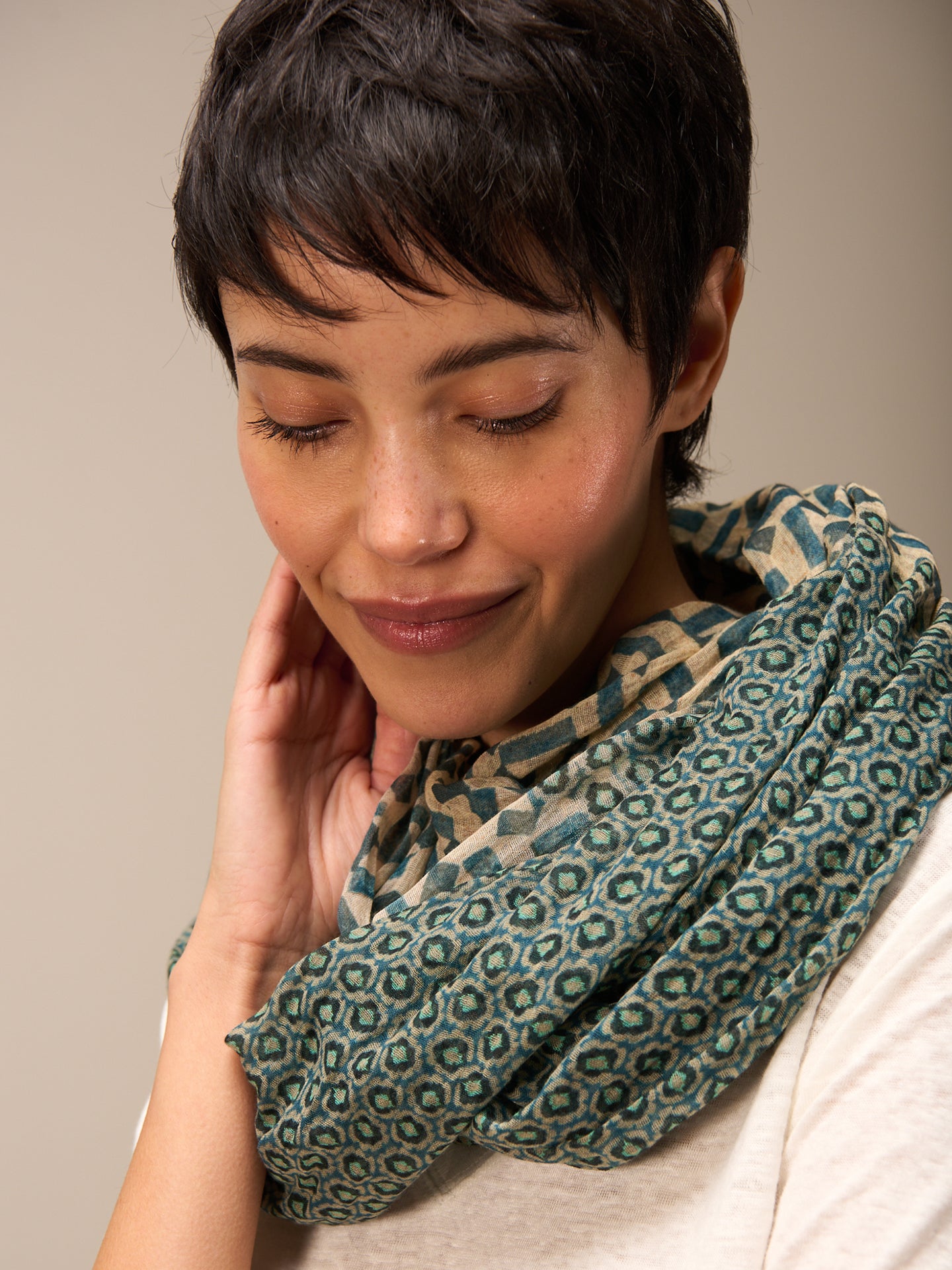 foulard imprimé