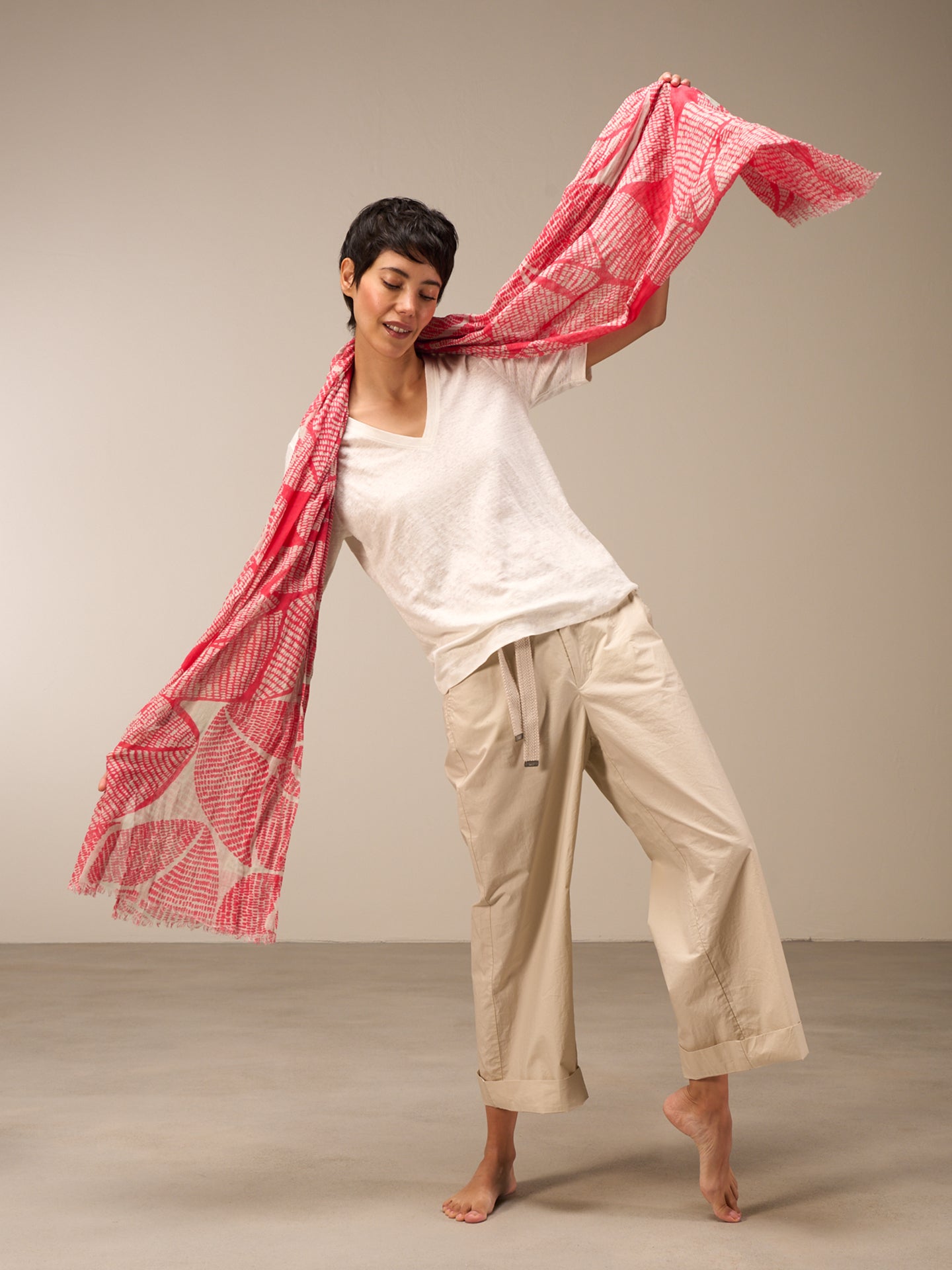 foulard imprimé