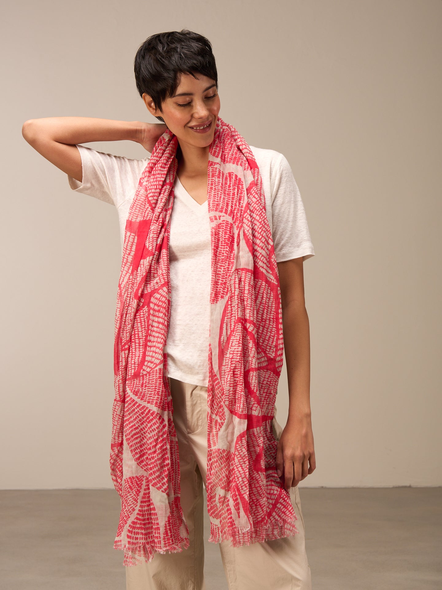 foulard imprimé