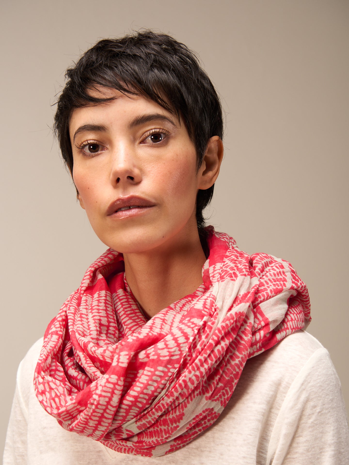 foulard imprimé