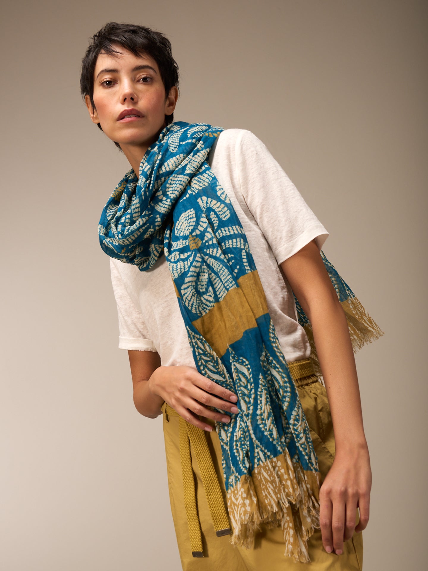 foulard imprimé