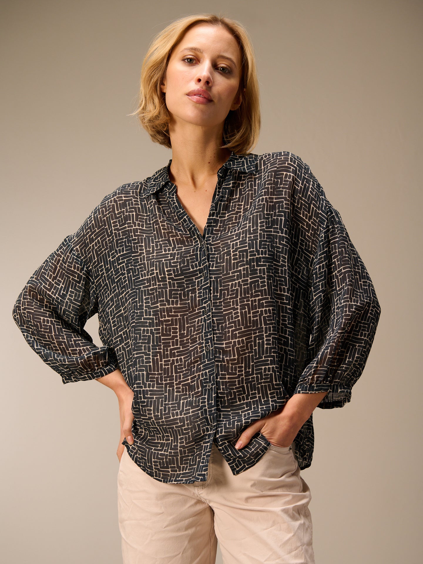 blouse imprimé