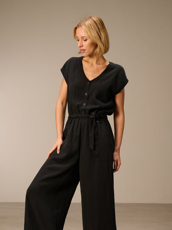 Jumpsuit mit Gürtel