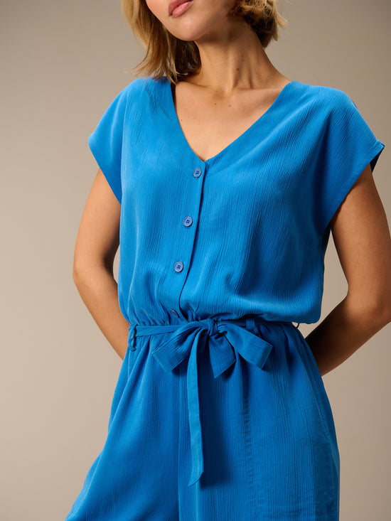 Jumpsuit mit Gürtel