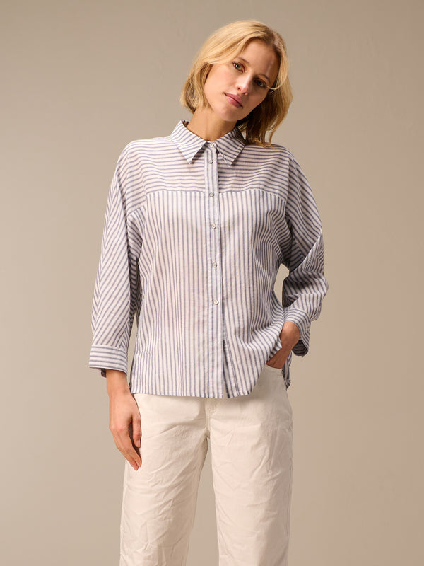 blouse à manches 3/4