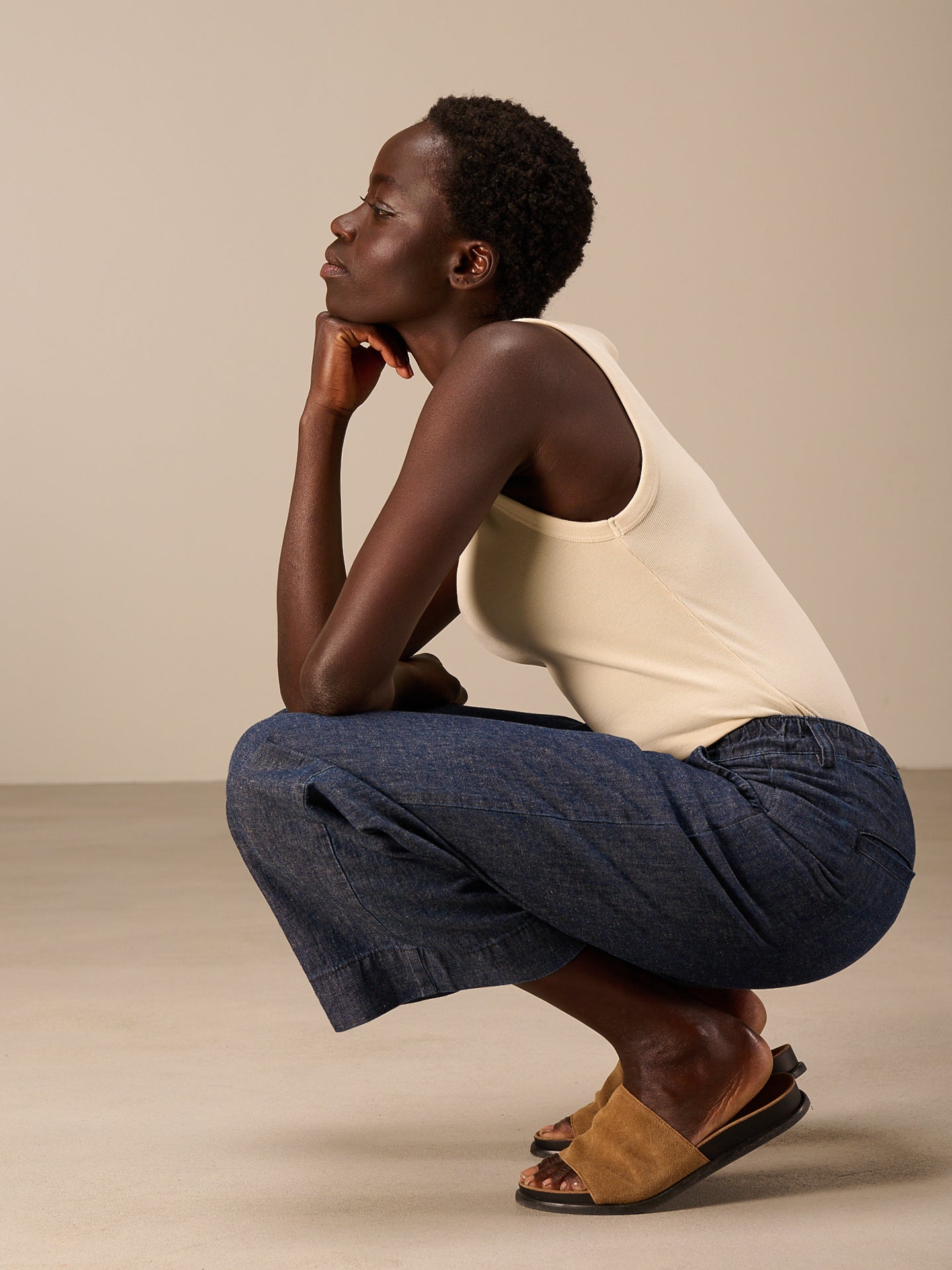 Culotte jeans