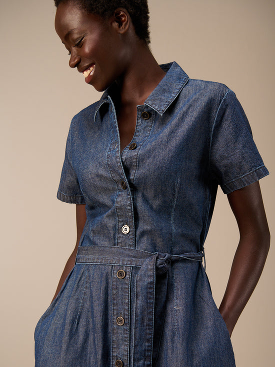 Denim dress