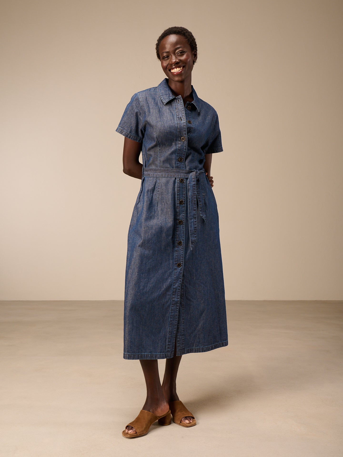 Denim dress