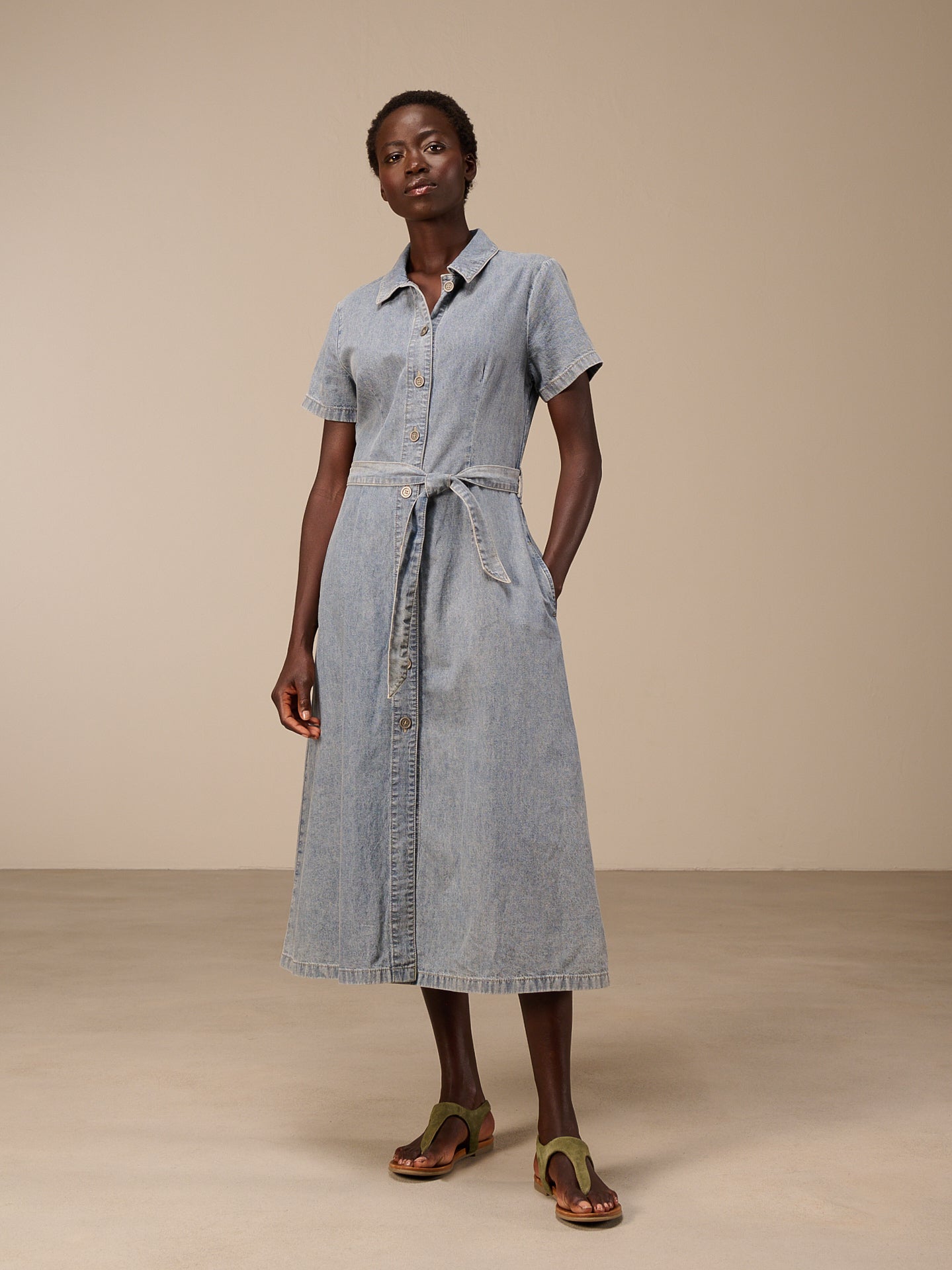 Denim dress