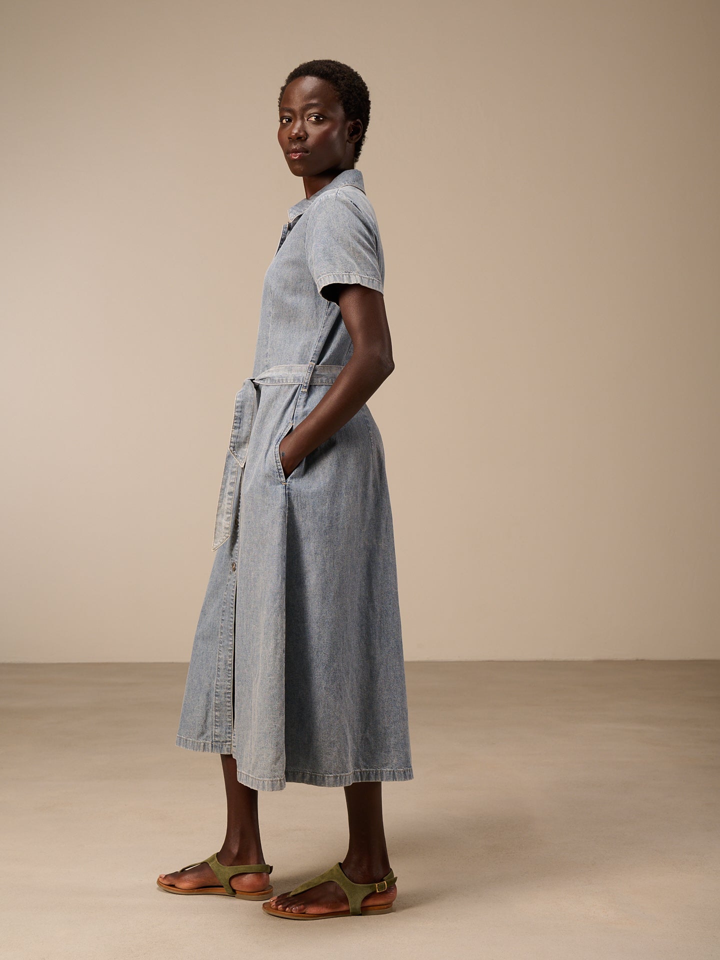 Denim dress