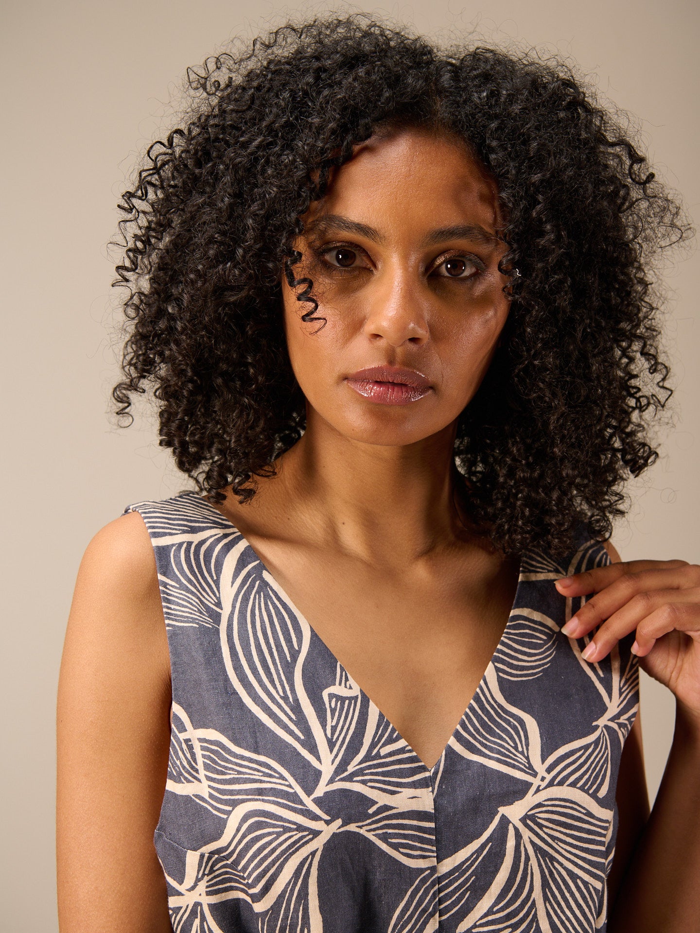 Jumpsuit mit Gürtel