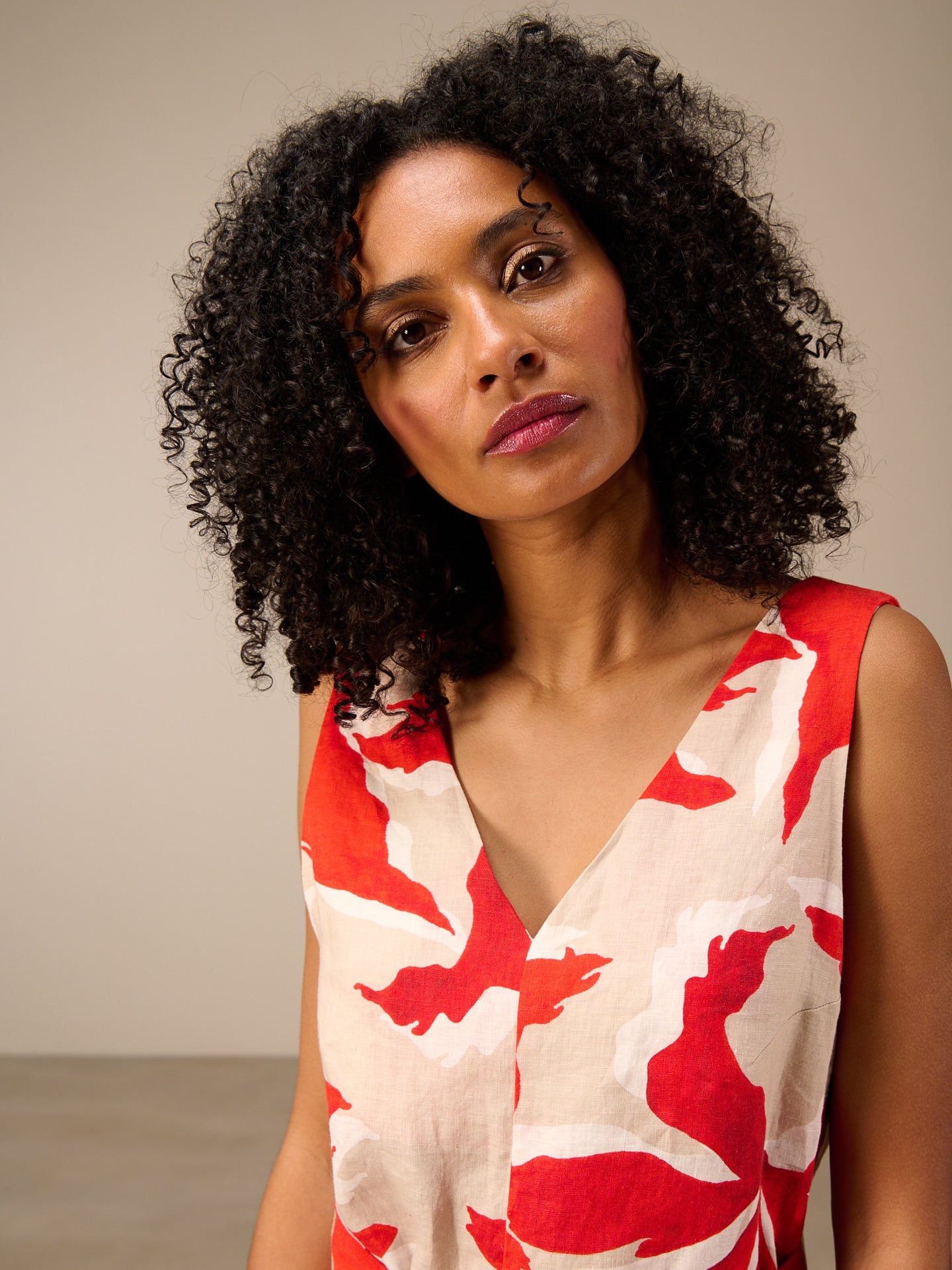 Jumpsuit mit Gürtel