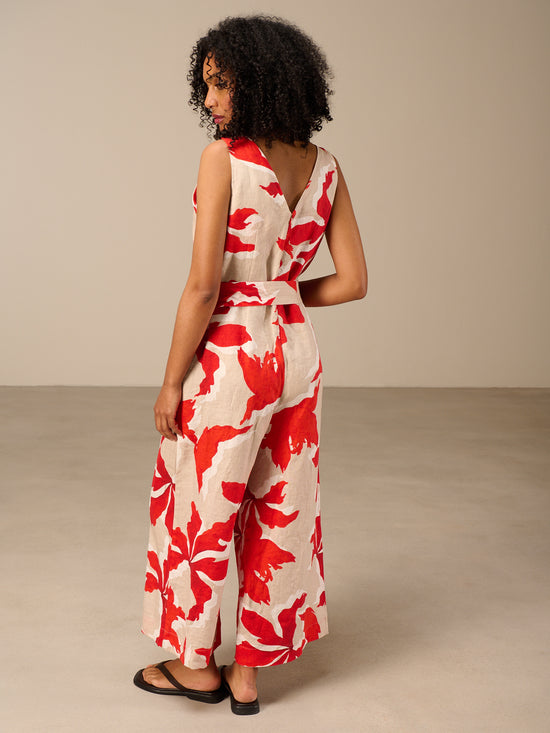 Jumpsuit mit Gürtel