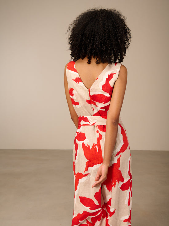 Jumpsuit mit Gürtel