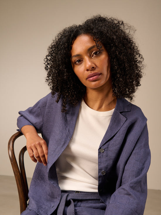 3/4-sleeved blouse