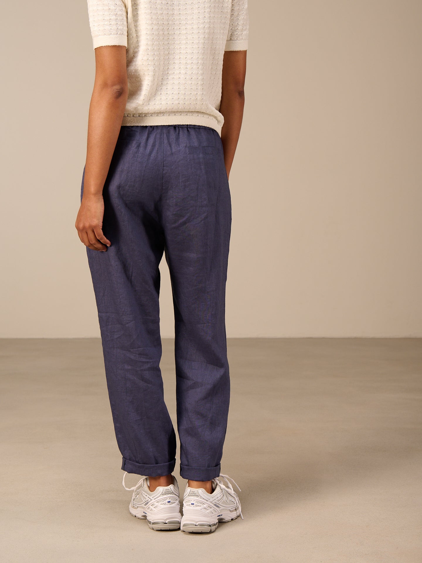 Pantaloni con vita elastica