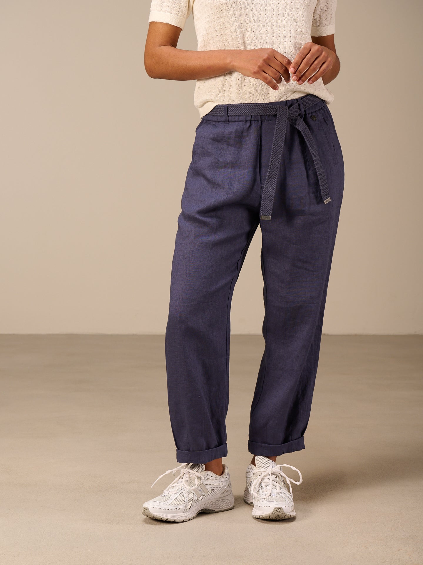 Pantaloni con vita elastica