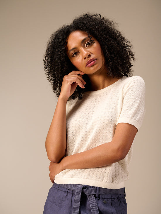 Maglione in maglia con motivo