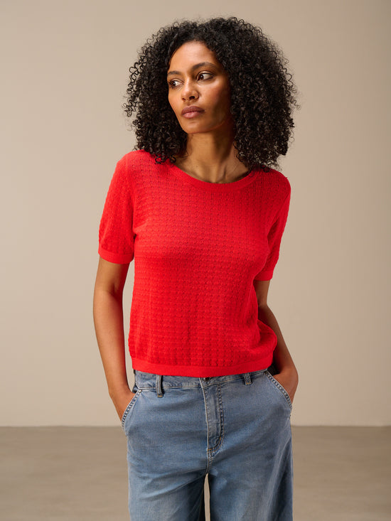 Strickpullover mit Muster