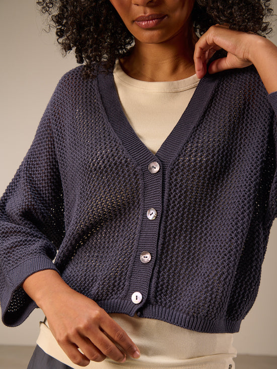 Strickjacke mit Knopfverschluss