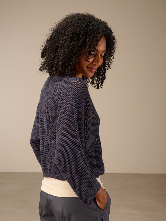 Strickjacke mit Knopfverschluss
