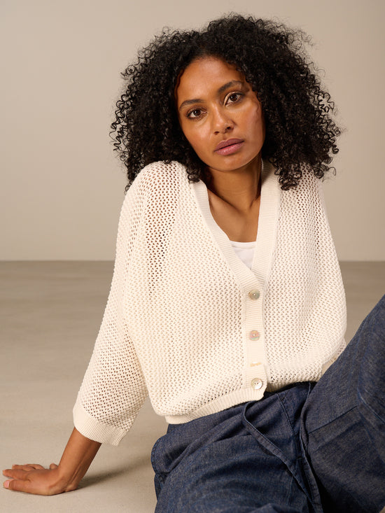 Strickjacke mit Knopfverschluss