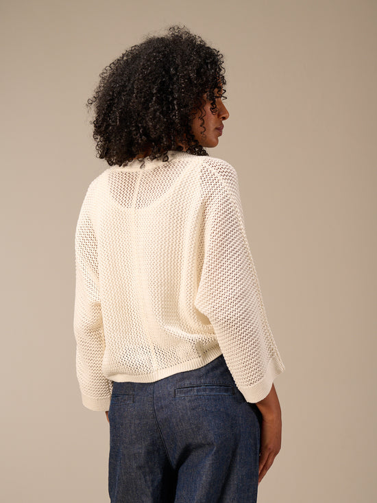 Strickjacke mit Knopfverschluss