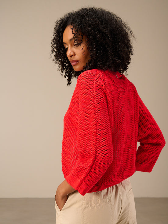Strickjacke mit Knopfverschluss