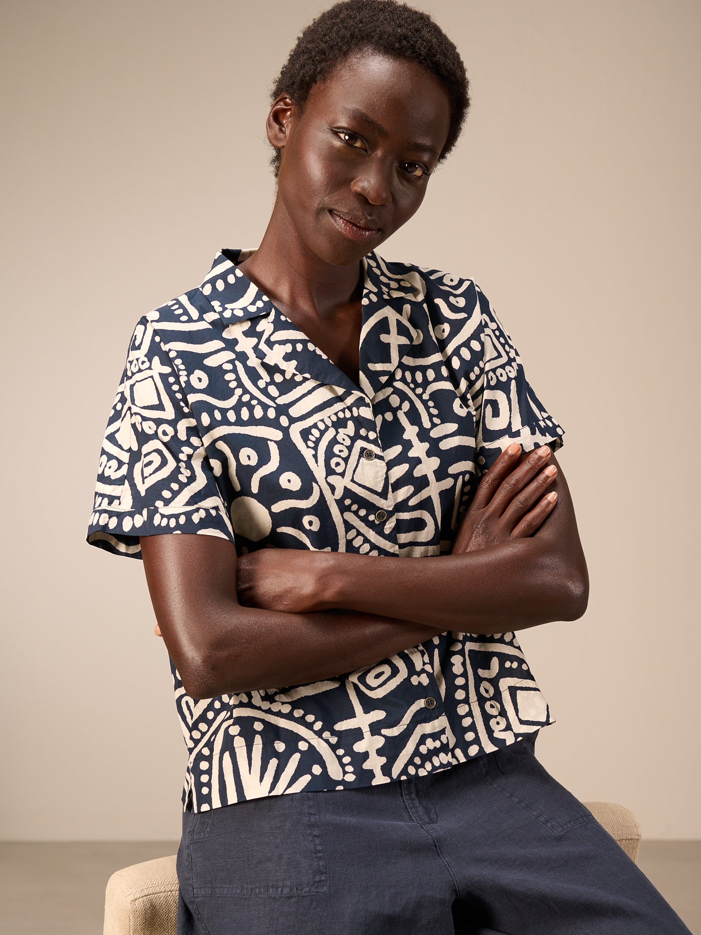 chemise à manches courtes