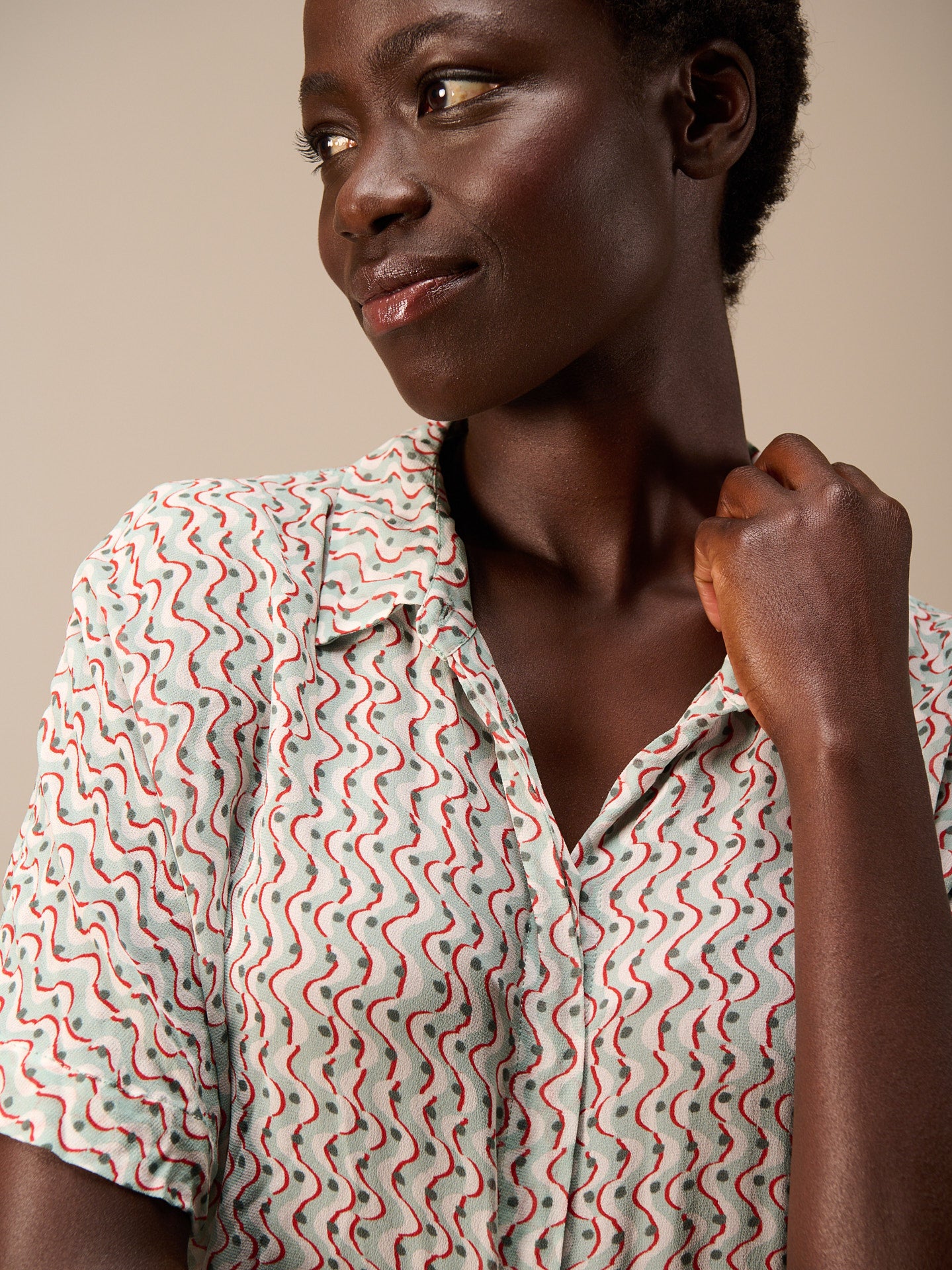 chemise à manches courtes