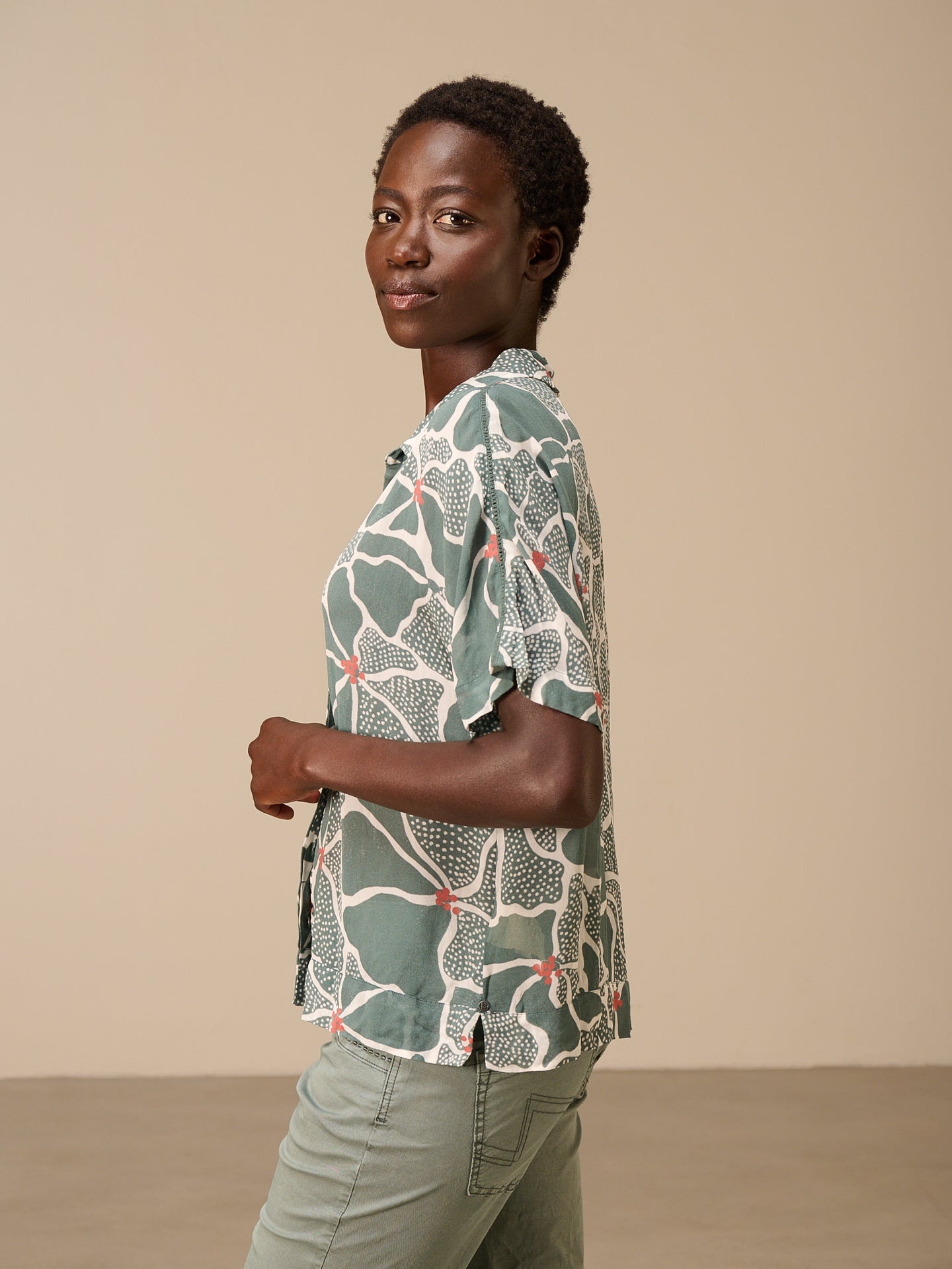 chemise à manches courtes