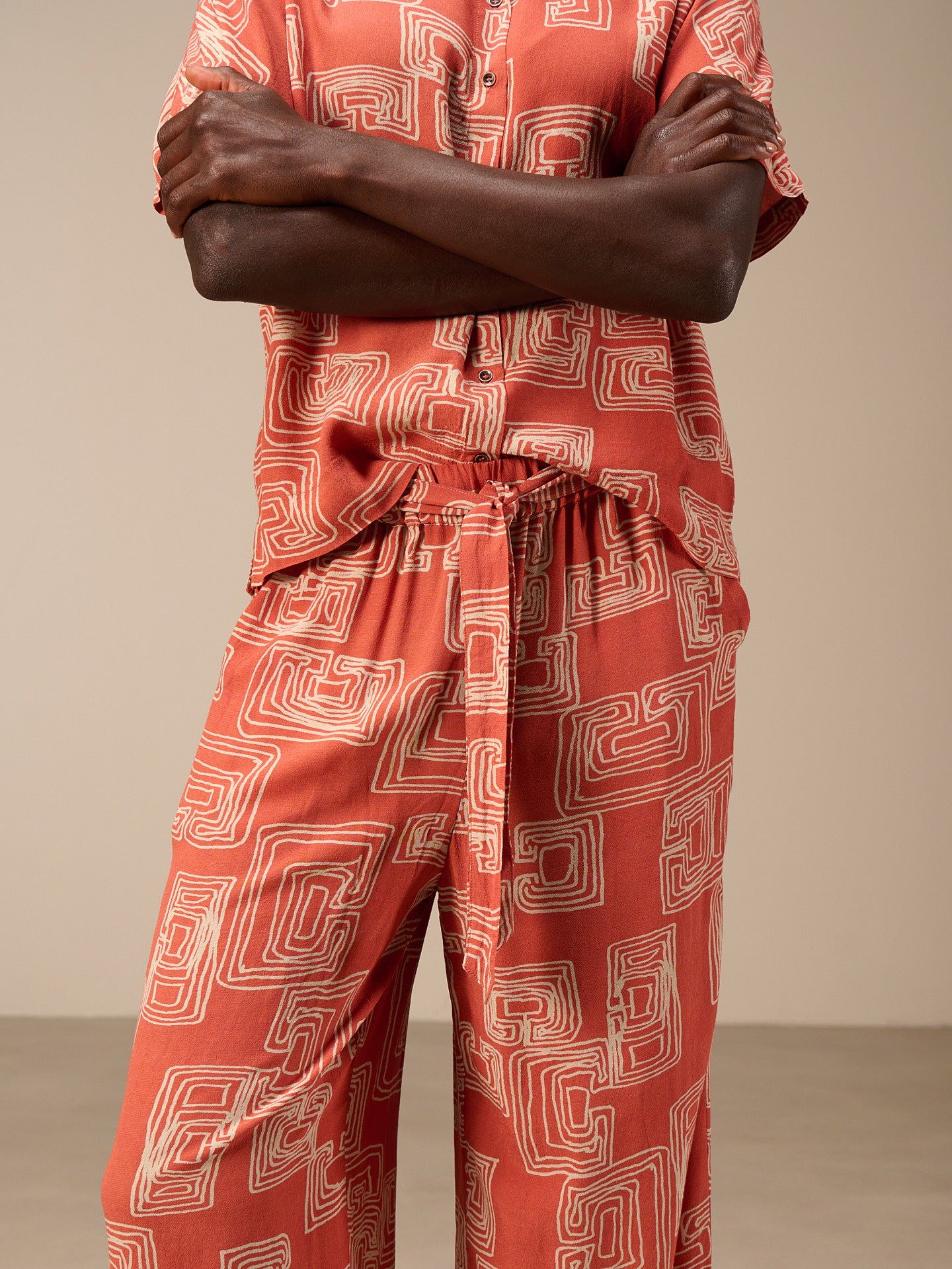 pantalon imprimé