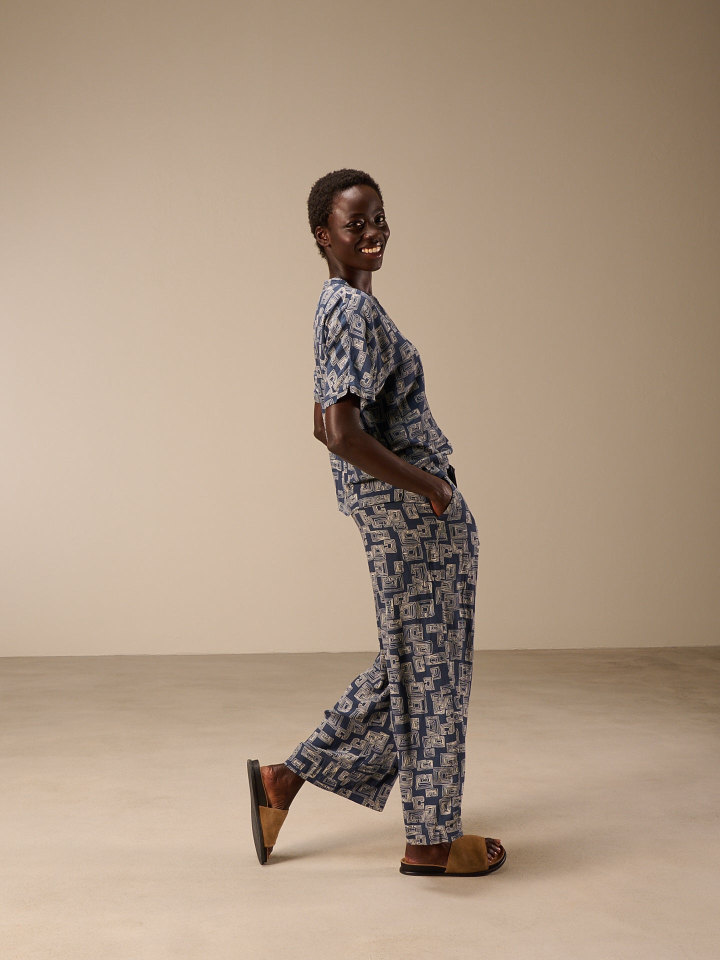 pantalon imprimé