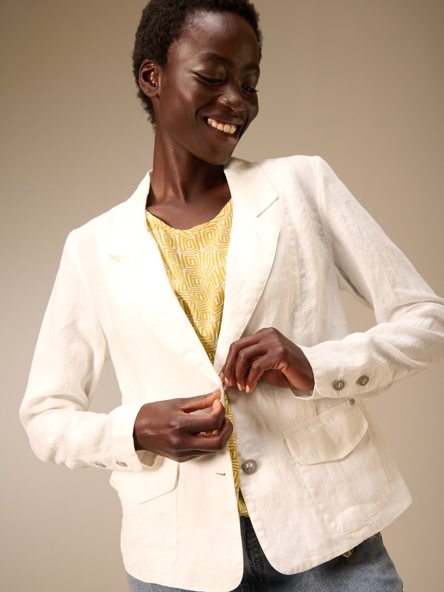 veste avec col à revers