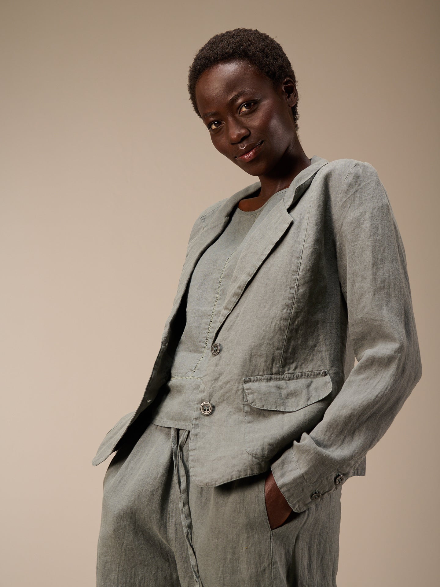 veste avec col à revers