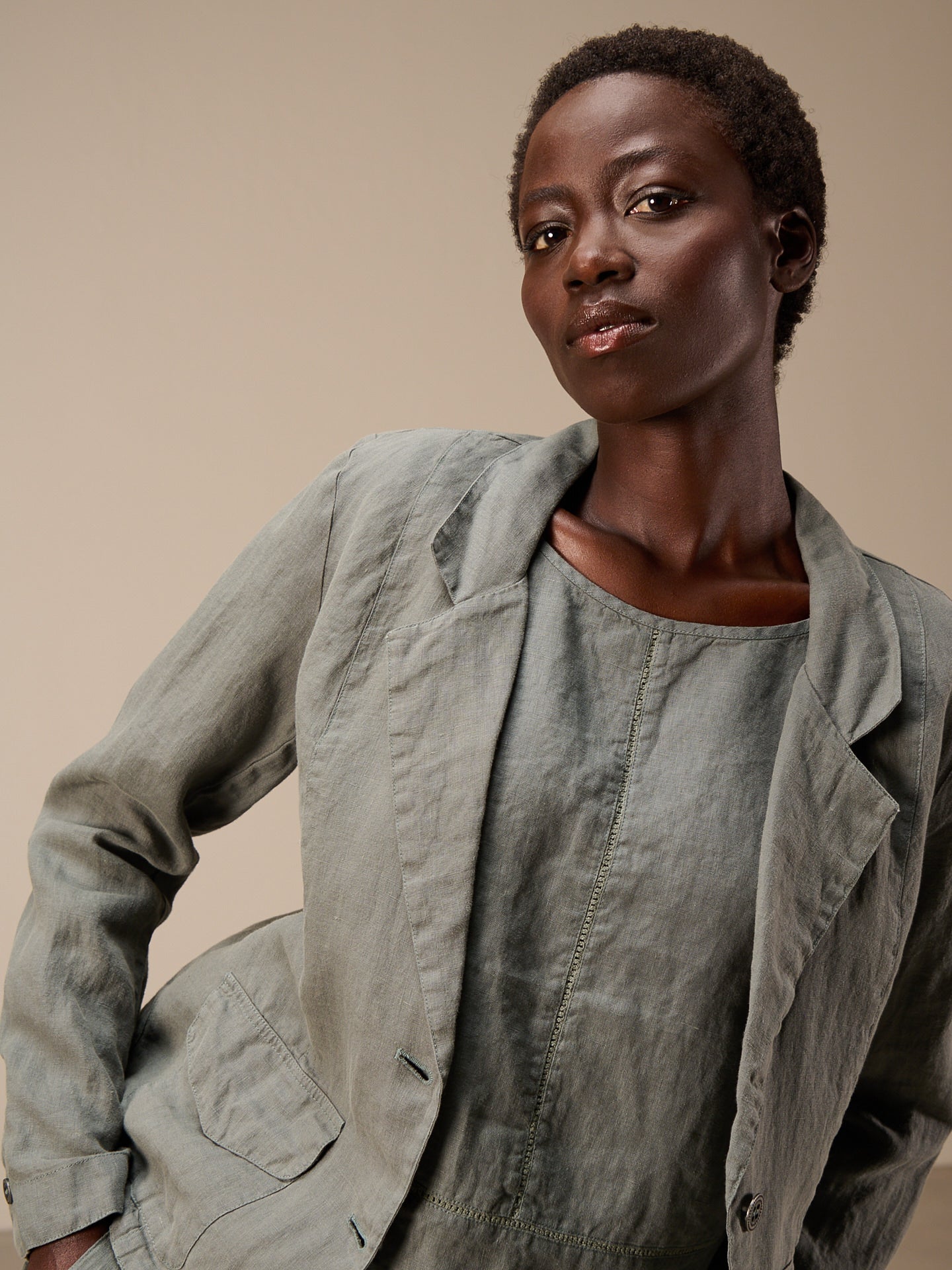 veste avec col à revers