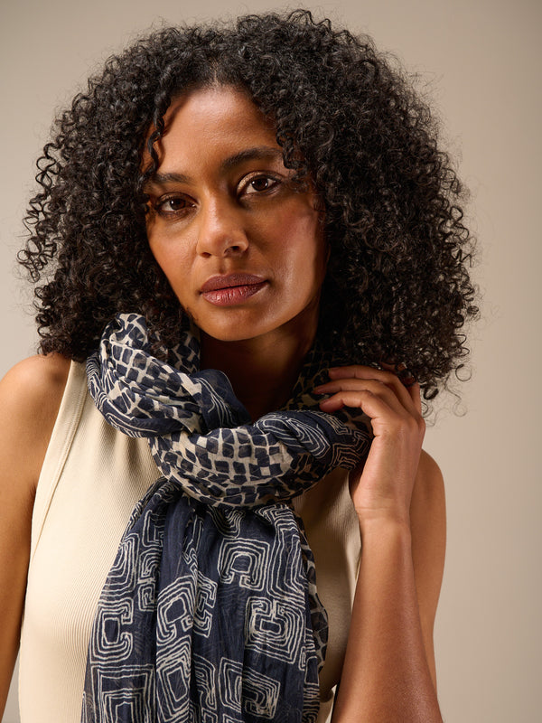 foulard imprimé